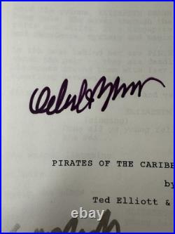 VTG Pirates of the Caribbean At Worlds End Script Autographed Hand Signed COA VTG Pirates of the Caribbean At Worlds End Script Autographed Hand Signed COA
