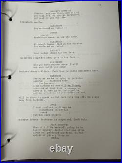 VTG Pirates of the Caribbean At Worlds End Script Autographed Hand Signed COA VTG Pirates of the Caribbean At Worlds End Script Autographed Hand Signed COA