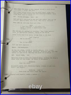 VTG Pirates of the Caribbean At Worlds End Script Autographed Hand Signed COA VTG Pirates of the Caribbean At Worlds End Script Autographed Hand Signed COA