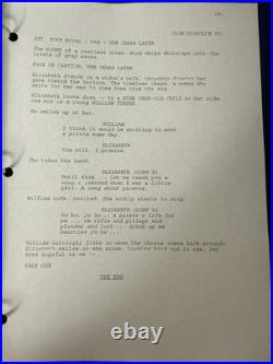 VTG Pirates of the Caribbean At Worlds End Script Autographed Hand Signed COA VTG Pirates of the Caribbean At Worlds End Script Autographed Hand Signed COA
