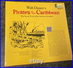 Vintage 1968 Disneyland Record 3937 Pirates of the Caribbean Soundtrack SEALED