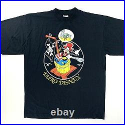 Vintage 90s Euro Disney Goofy Pirates of The Caribbean T Shirt Large RARE