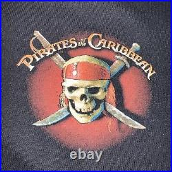 Vintage 90s NOS Pirates of the Caribbean shirt XL movie promo Walt Disney World