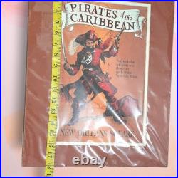 Vintage DISNEYLAND Pirates Of The Caribbean Poster Disney Galleries 18x14