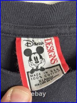 Vintage Dead Men Tell No Tales Pirates Of The Caribbean Shirt Size XL Disney 80s