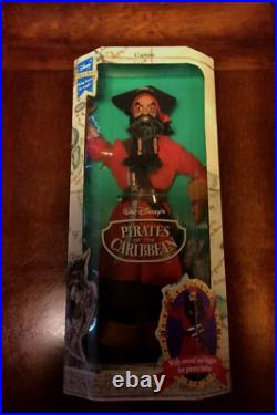 Vintage Disney Pirates Of The Caribbean Exclusive Captain The Pirate Mattel New