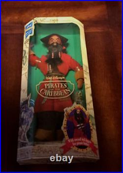 Vintage Disney Pirates Of The Caribbean Exclusive Captain The Pirate Mattel New