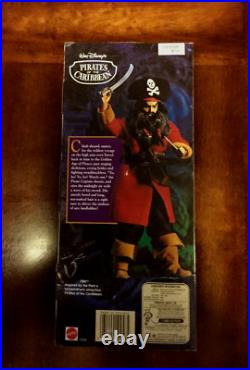 Vintage Disney Pirates Of The Caribbean Exclusive Captain The Pirate Mattel New