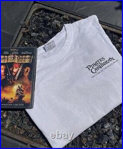 Vintage Disney Pirates of the Caribbean Curse of the pearl Movie Promo Shirt