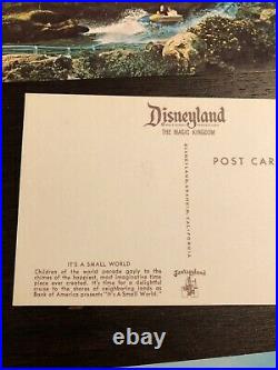 Vintage Disney Post CardsBooklets-Small World, Pirates of the Caribbean 70s