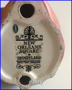 Vintage Disneyland New Orleans Square Pirates Of Caribbean Condiment Jar'67 Lid