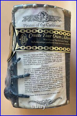 Vintage Disneyland Pirates of Caribbean Souvenir Treasure Chest Sealed c 1995