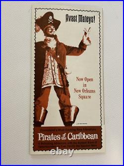 Vintage Disneyland Pirates of the Caribbean Grand Opening Gate Brochure Vintage Disneyland Pirates of the Caribbean Grand Opening Gate Brochure