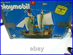 Vintage Playmobil Super Deluxe Pirate Ships 2 Ships