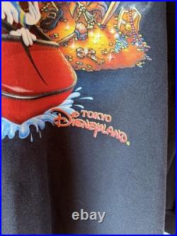 Vintage Tokyo Disneyland Pirates of The Caribbean Crewneck Sweatshirt Sz Large