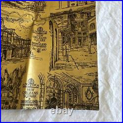 Vtg 1960's Disneyland Park New Orleans Square Paper Bag Pirates Of The Caribbean