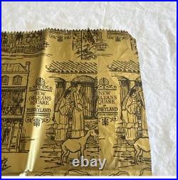 Vtg 1960's Disneyland Park New Orleans Square Paper Bag Pirates Of The Caribbean