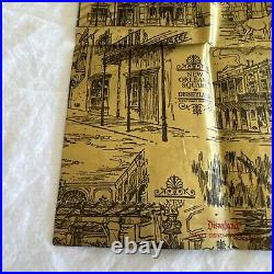 Vtg 1960's Disneyland Park New Orleans Square Paper Bag Pirates Of The Caribbean