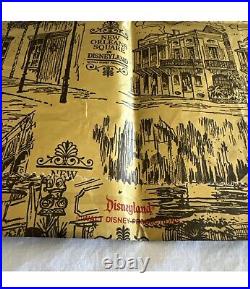 Vtg 1960's Disneyland Park New Orleans Square Paper Bag Pirates Of The Caribbean