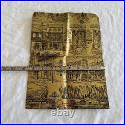 Vtg 1960's Disneyland Park New Orleans Square Paper Bag Pirates Of The Caribbean