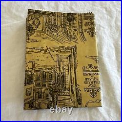 Vtg 1960's Disneyland Park New Orleans Square Paper Bag Pirates Of The Caribbean