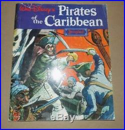 Vtg 1968 Walt Disney's Pirates of the Caribbean Disneyland Souvenir Booklet