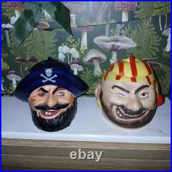 Vtg Set Of 2 Disneyland New Orleans Square Pirates Of The Caribbean Jars W Lids Vtg Set Of 2 Disneyland New Orleans Square Pirates Of The Caribbean Jars W Lids