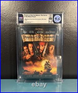WATA 9.6 A++ Pirates of the Caribbean The Curse of the Black Pearl DVD Movie