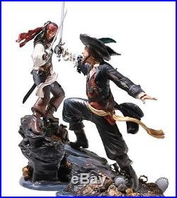 WDCC Pirates of the Caribbean Jack Sparrow and Captain Barbossa BNIB SALE