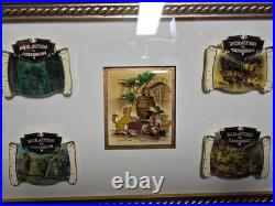 WDI Pirates of the Caribbean The Chase Framed 5 LE 100 Disney Pin Set 53377 WDI Pirates of the Caribbean The Chase Framed 5 LE 100 Disney Pin Set 53377