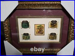WDI Pirates of the Caribbean The Chase Framed 5 LE 100 Disney Pin Set 53377 WDI Pirates of the Caribbean The Chase Framed 5 LE 100 Disney Pin Set 53377