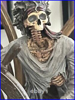 Walt Disney Parks Figurine Pirates of the Carribean Skeleton Crew Helmsman