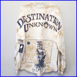 XL Disney Parks Pirates Of The Caribbean Destination Unknown Spirit Jersey NEW