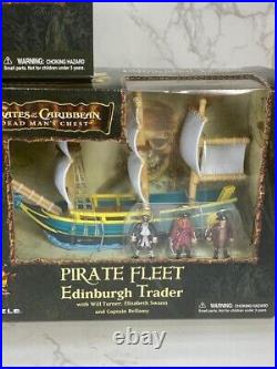 Zizzle Pirates Of The Caribbean Dead Man's Chest Pirate Fleet Lot of 3 Rare Set